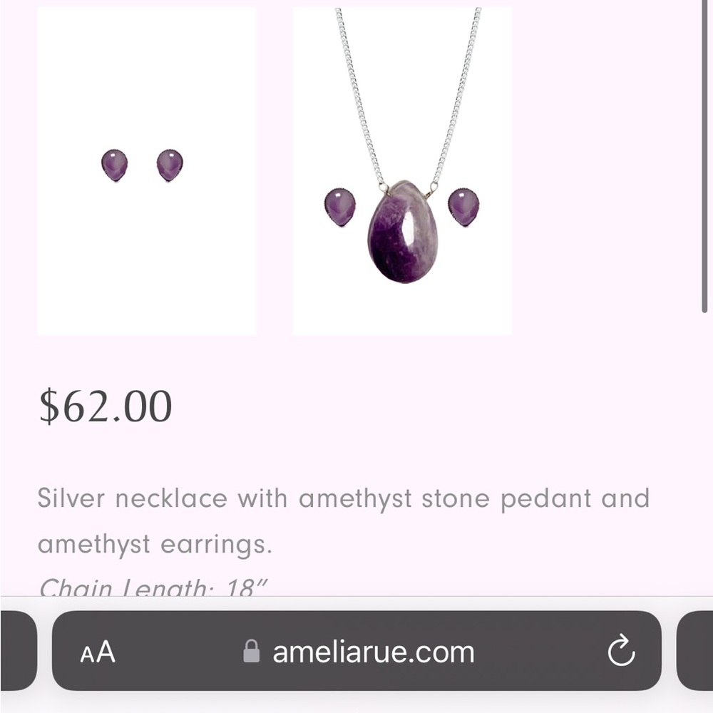Brand new earring/necklace set